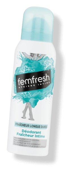 Déodorant fraîcheur intime